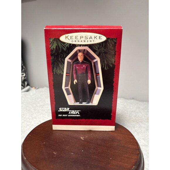 Star Trek TNG Jean-Luc Picard 1995 Keepsake Ornament By Hallmark - Picture 3 of 9